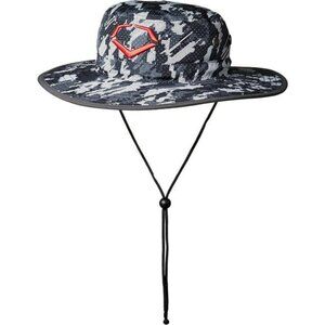 Wide Brim Bucket Hat Sun Protection Adjustable Strap One Size Outdoor Cap